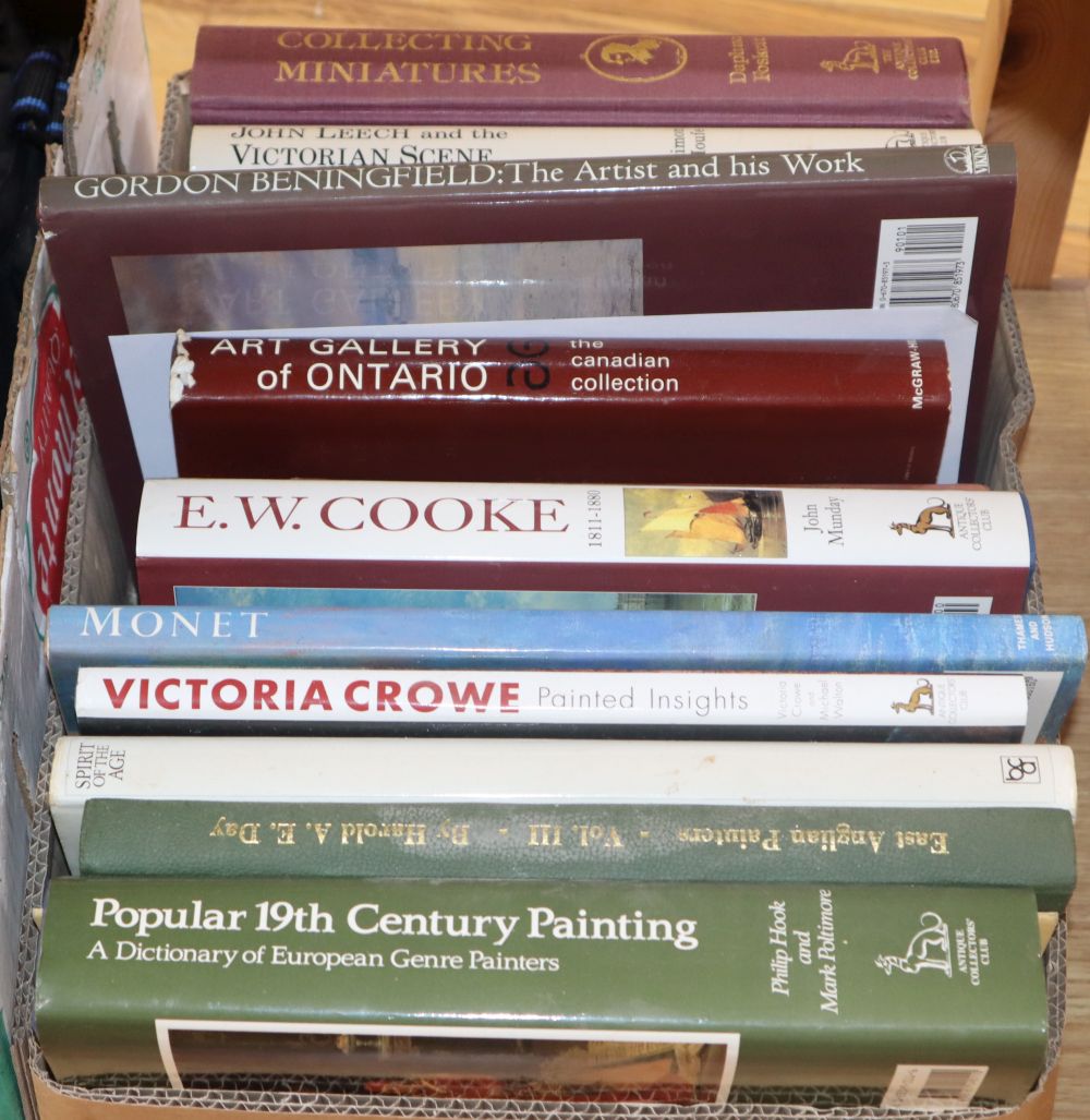 A collection of art reference books to include: